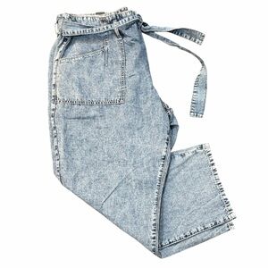 torrid High-Rise Baggy Lightweight Tie-Belt Jeans sz 14R NWT